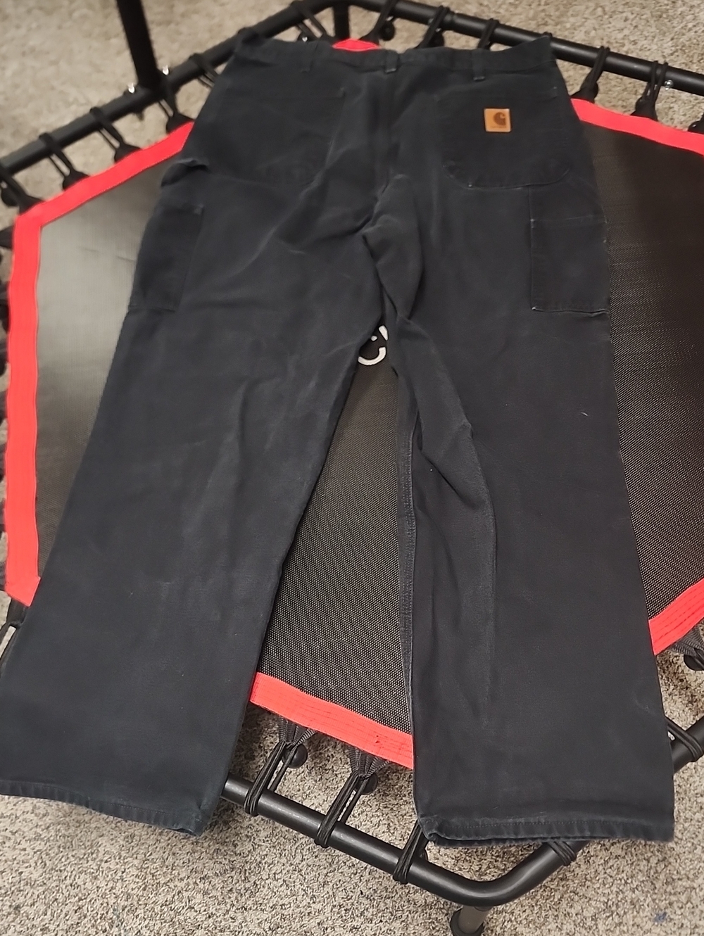 Carhartt Duck Carpenter Pants Loose Original Fit 36×32 #6